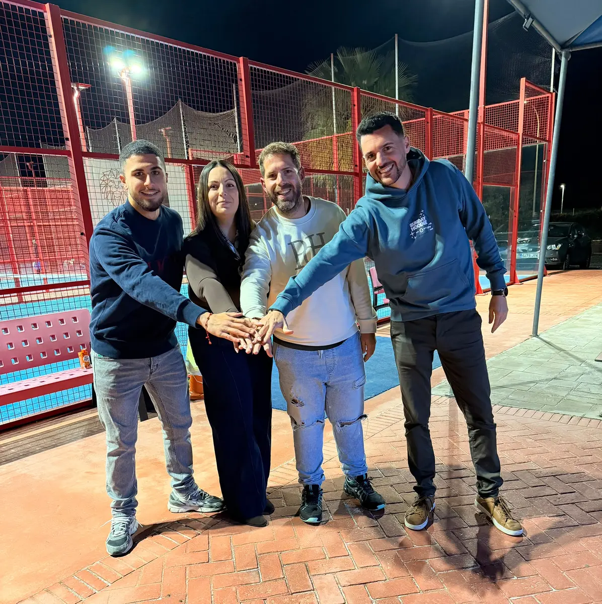 Fco Funes y Raquel Ruano, directores del club FNS Padel Academy